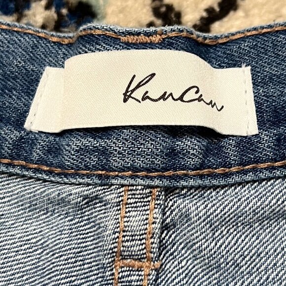 KanCan Women's Dixon Ultra High Rise 90's Boyfriend Jeans Medium Wash Size 15/31 - Picture 3 of 11